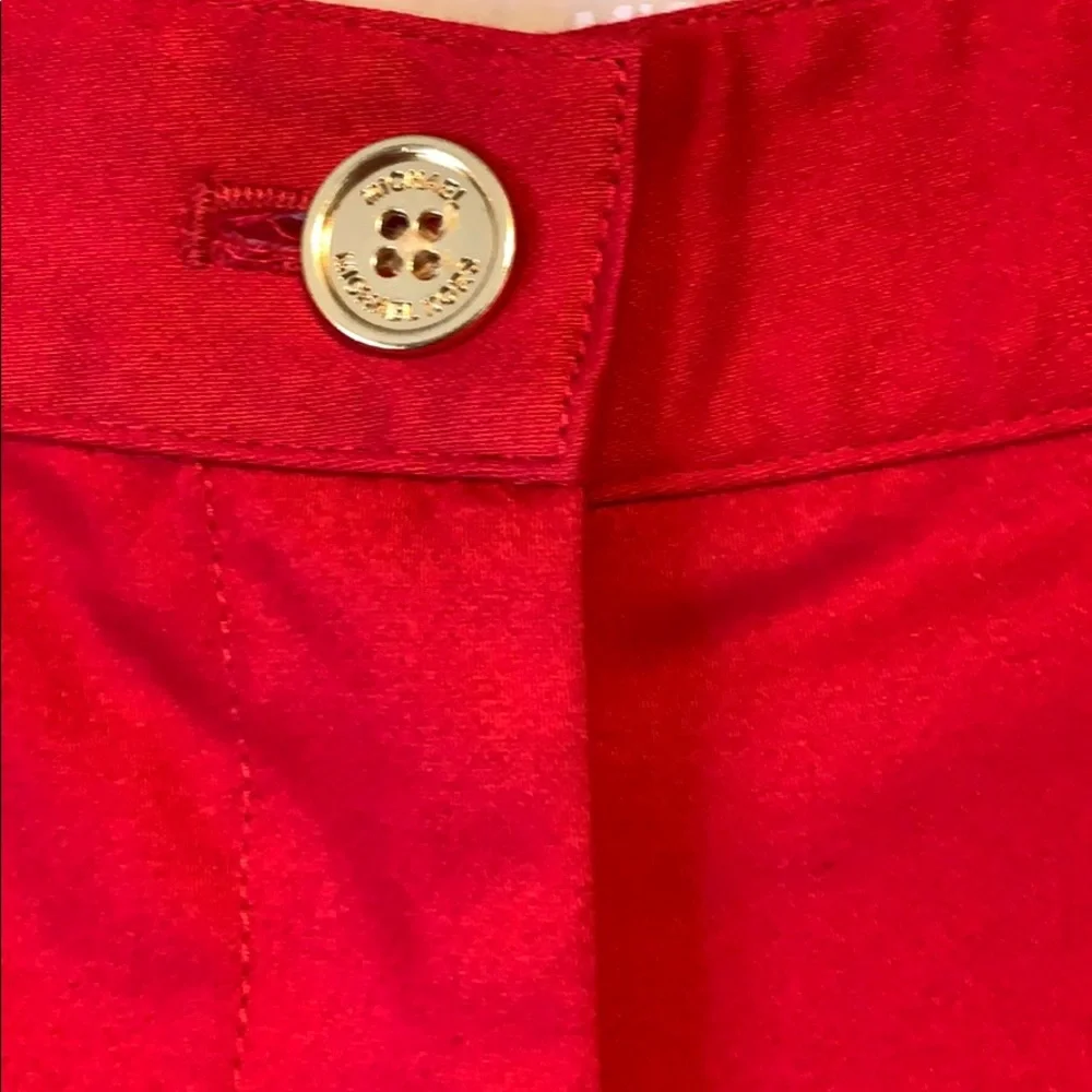 MICHAEL Michael Kors Red Straight-Leg Pants